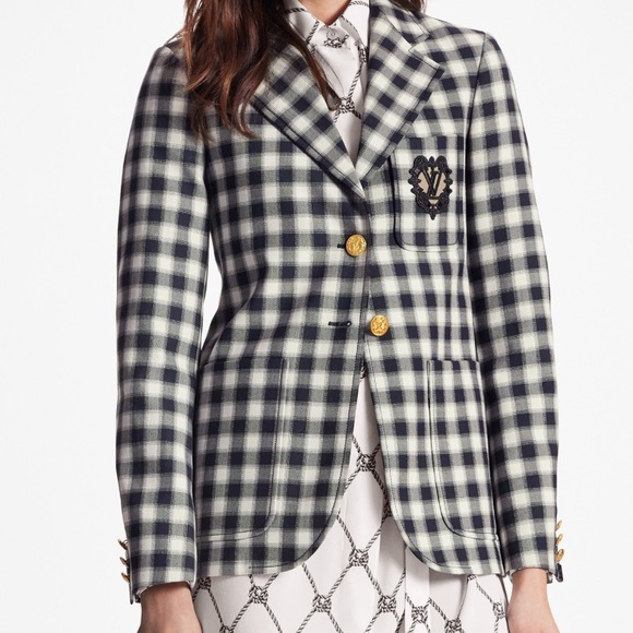 Louis Vuitton Jackets & Blazers - Louis Vuitton Preppy Checked Blazer